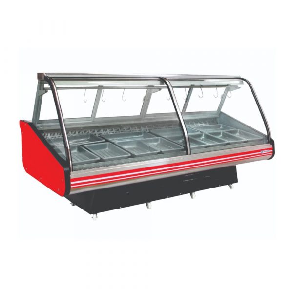 Vitrina Horizontal Refrigeradora Cristal 44 Pc Wonder Cool Inox-44Rvc